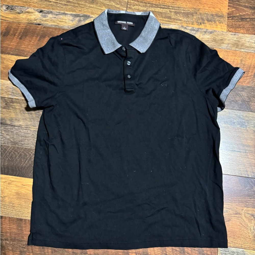 Michael Kors Black Polo Shirt